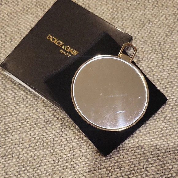 Dolce & Gabbana Silver Beauty Mirror - Picture 1 of 2
